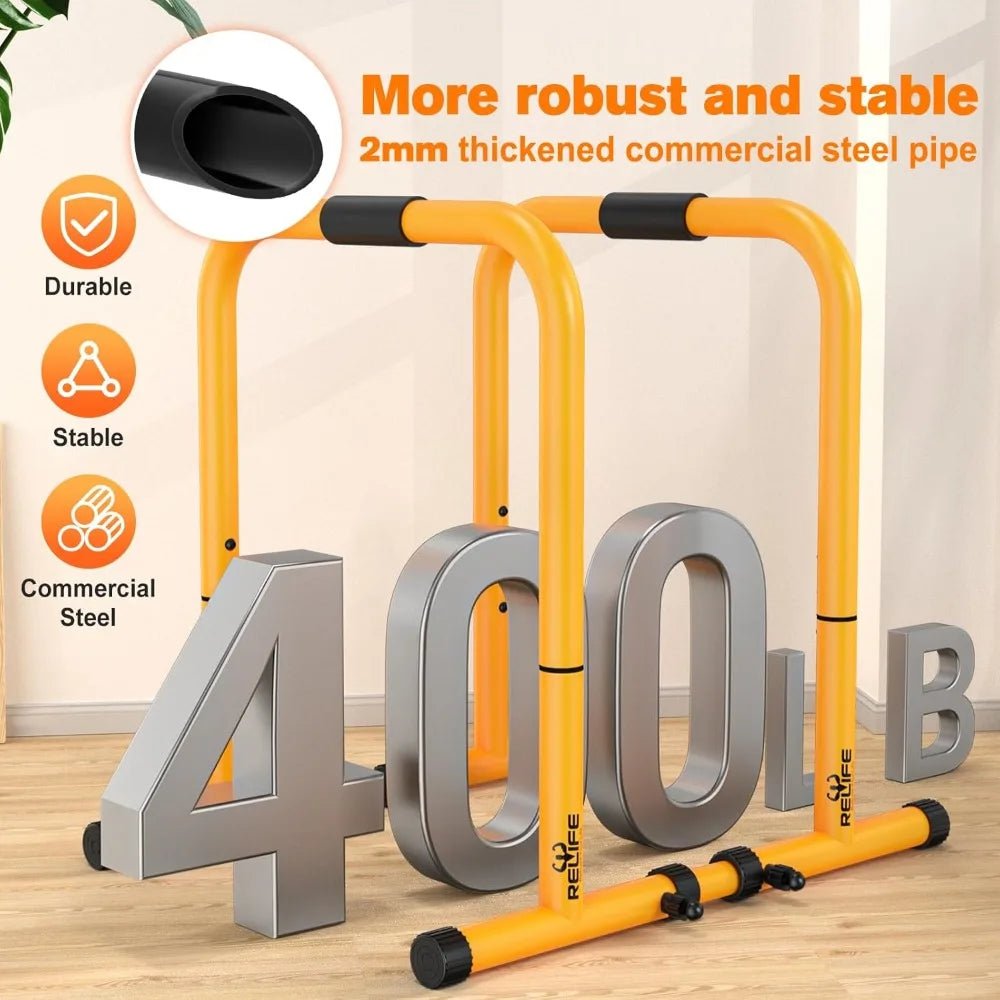 Adjustable Heavy Duty Steel Dip Station Fitness Workout StandEstaliosFitEstaliosFit184447882;2026057;1778179983VSnbM