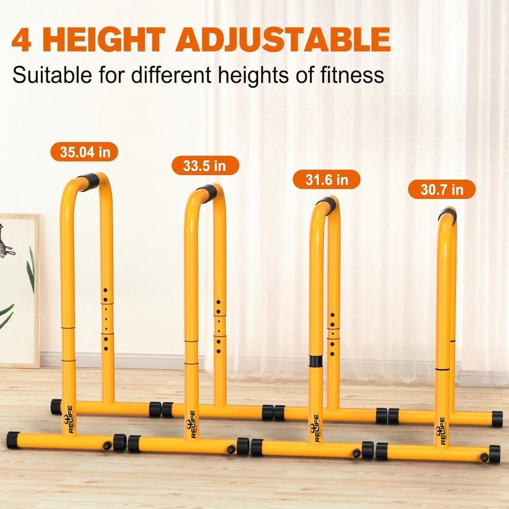 Adjustable Heavy Duty Steel Dip Station Fitness Workout StandEstaliosFitEstaliosFit184447882;2026057;1778179983VSnbM