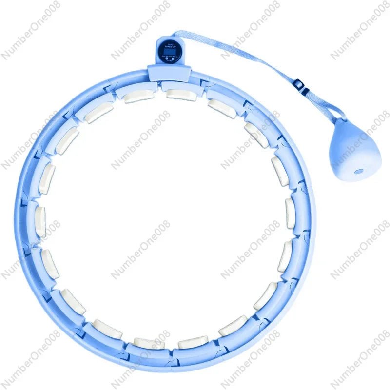 Weighted Smart Hula Hoop – Adjustable Waist Fitness Trainer
