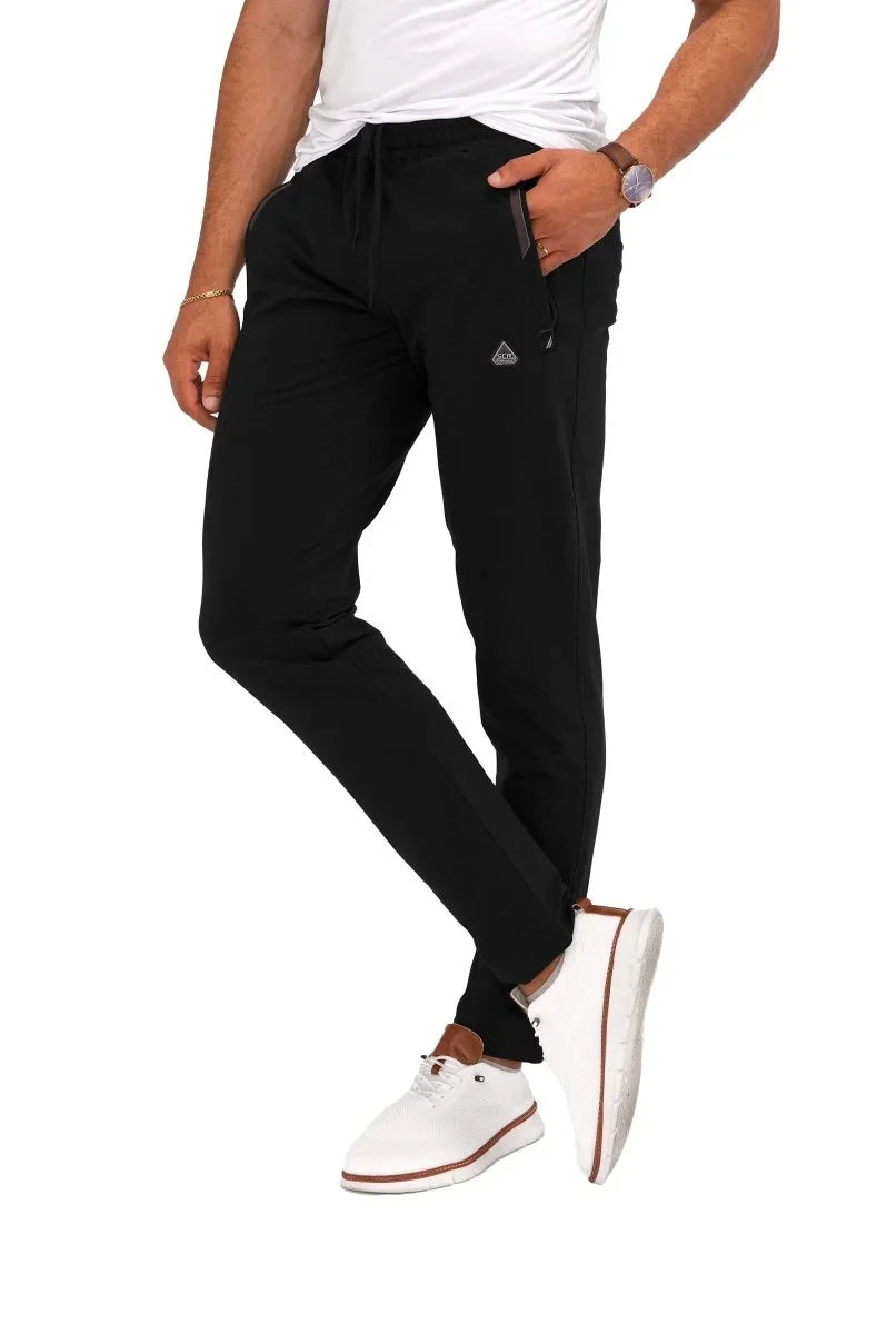 All - Day Comfort Athletic Sweatpants - Tapered (Regular Fit)SCR SportswearMen ActivewearEstaliosFitSCRK536S30BLK