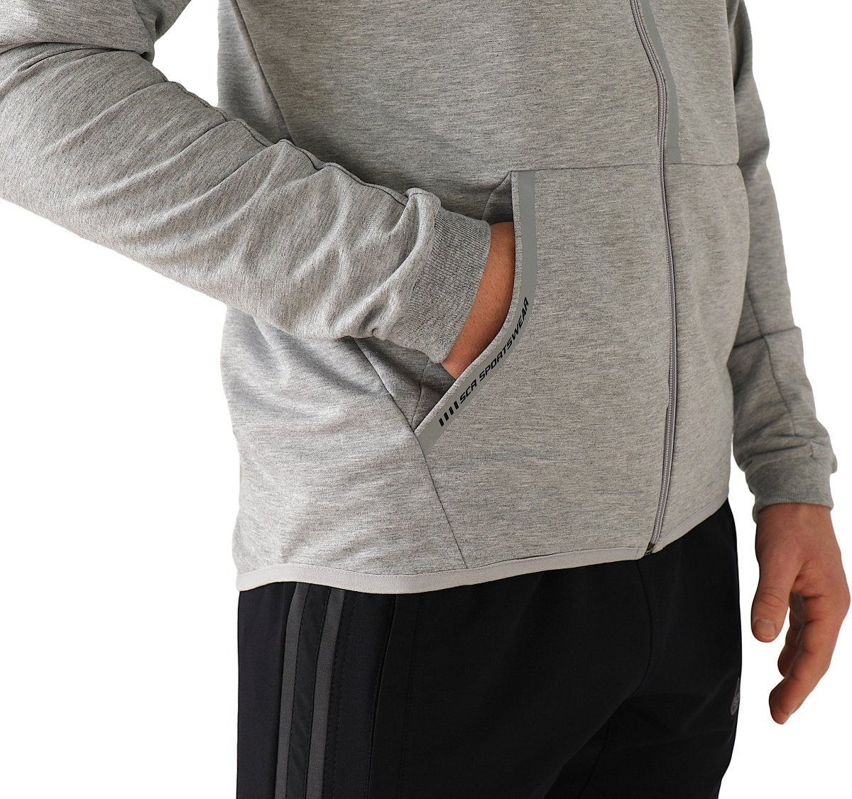 All - Day Comfort Hooded Sweatshirt Slim FitSCR SportswearMen's Athletic - Casual Top Hoodie - K508EstaliosFitSCRK11508