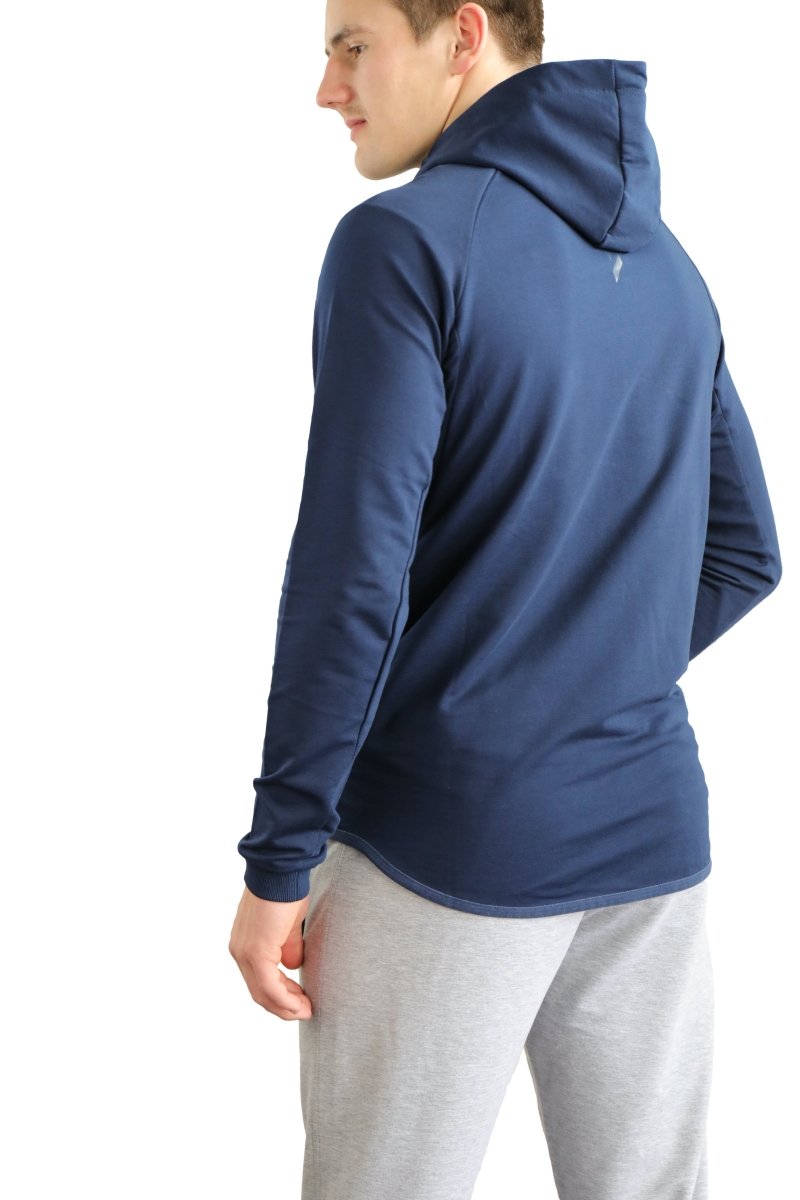 All - Day Comfort Hooded Sweatshirt Slim FitSCR SportswearMen's Athletic - Casual Top Hoodie - K508EstaliosFitSCRK11508XLAVGNV