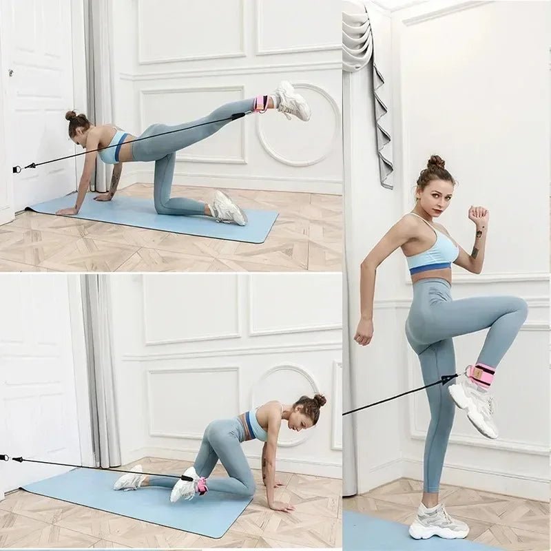 Ankle Straps Resistance Bands Set Fitness Workout Exercise Equipment Ankle Weight Yoga Elastic Fitness Band For Gym Man WomanEstaliosFitEstaliosFit184447956;2026057;1778180060ps9Dr