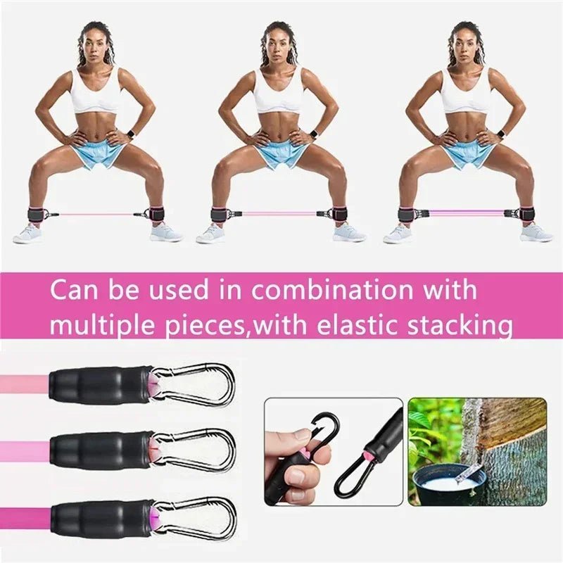 Ankle Straps Resistance Bands Set Fitness Workout Exercise Equipment Ankle Weight Yoga Elastic Fitness Band For Gym Man WomanEstaliosFitEstaliosFit184447956;2026057;1778180060ps9Dr