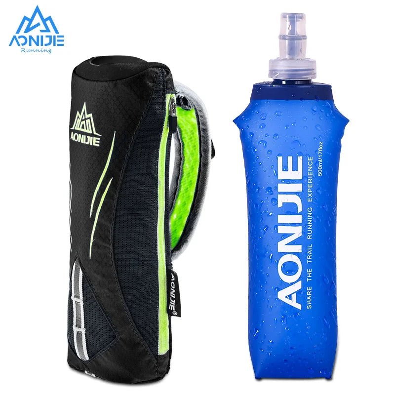 AONIJIE E908 500ml Running Hand - held Water Bottle Kettle Holder Wrist Storage Bag Hydration Pack Hydra Fuel Soft Flask MarathonEstaliosFitEstaliosFit183652091;20260421;1776809358t4NUk