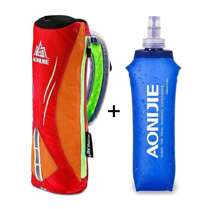 AONIJIE E908 500ml Running Hand - held Water Bottle Kettle Holder Wrist Storage Bag Hydration Pack Hydra Fuel Soft Flask MarathonEstaliosFitEstaliosFit183652086;20260421;1776809358QoCSs