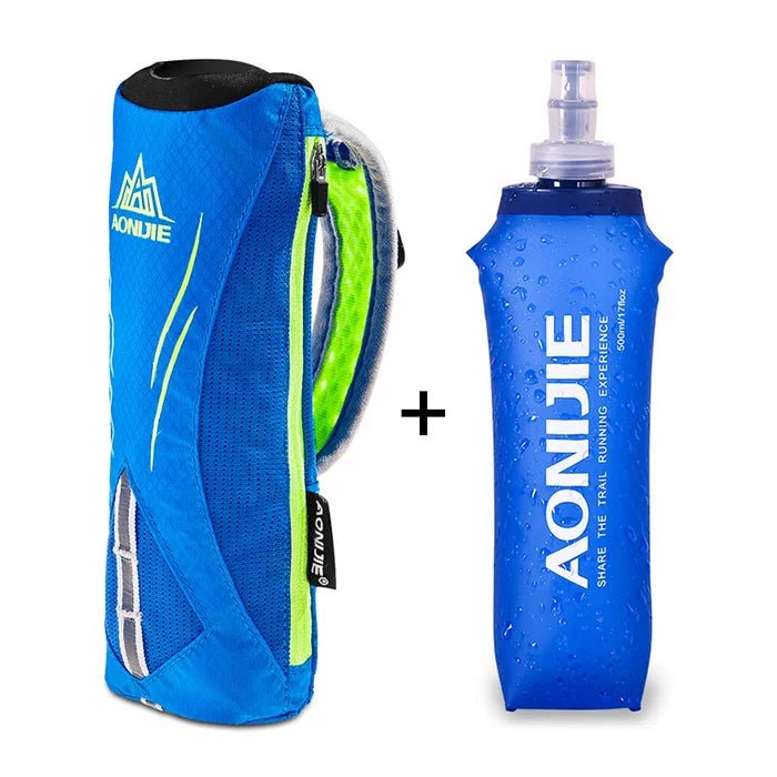 AONIJIE E908 500ml Running Hand - held Water Bottle Kettle Holder Wrist Storage Bag Hydration Pack Hydra Fuel Soft Flask MarathonEstaliosFitEstaliosFit183652087;20260421;1776809358sxG5O