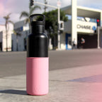 Black - Rose Pink 20 OzHYDY® Reusable Water Bottles With InfuserBottleEstaliosFitBB_P708U