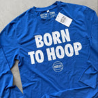 Born To Hoop - Long Sleeve - BlueBigger Than BasketballEstaliosFitsku-51182679621929