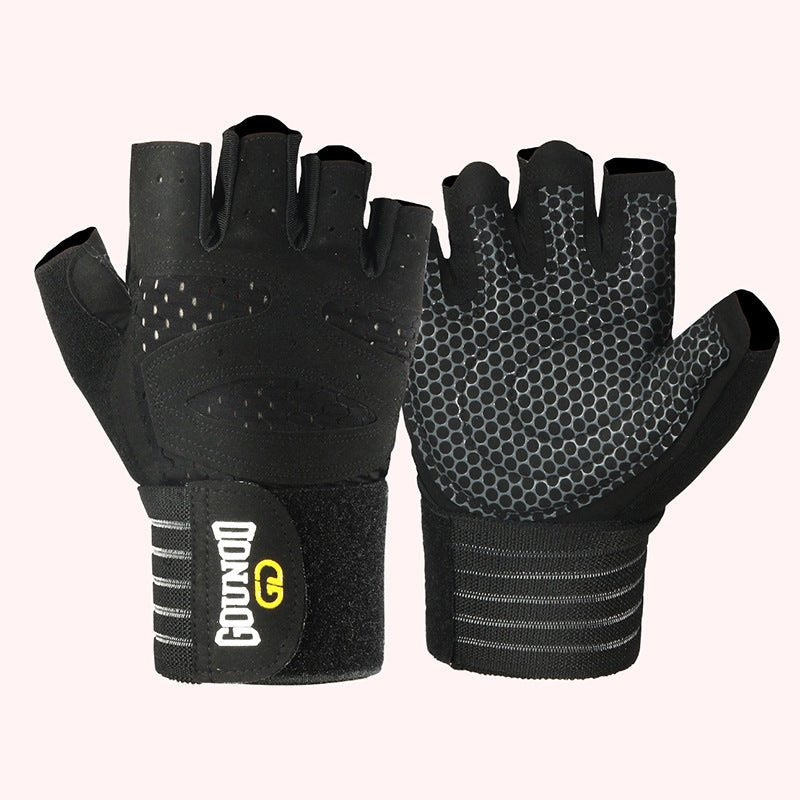 Breathable Half-Finger Fitness Gloves.