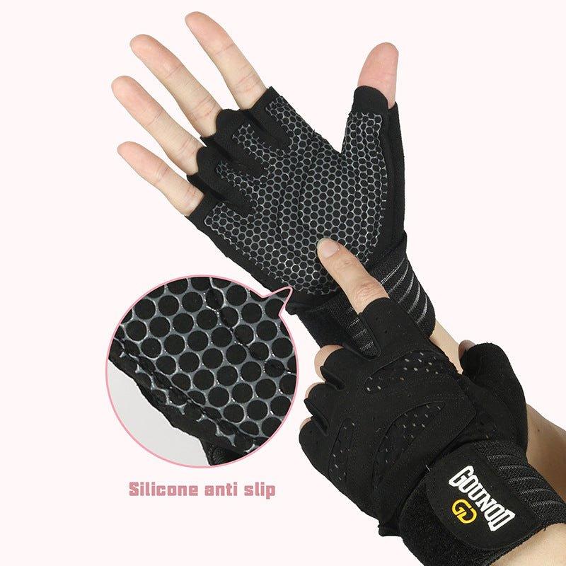 Breathable Half-Finger Fitness Gloves.