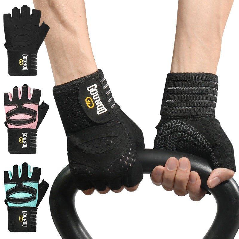 Breathable Half-Finger Fitness Gloves.