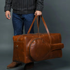 Buffalo Leather Tennis Duffle BagClassy Leather BagsDuffel BagsEstaliosFitMTMS0000323