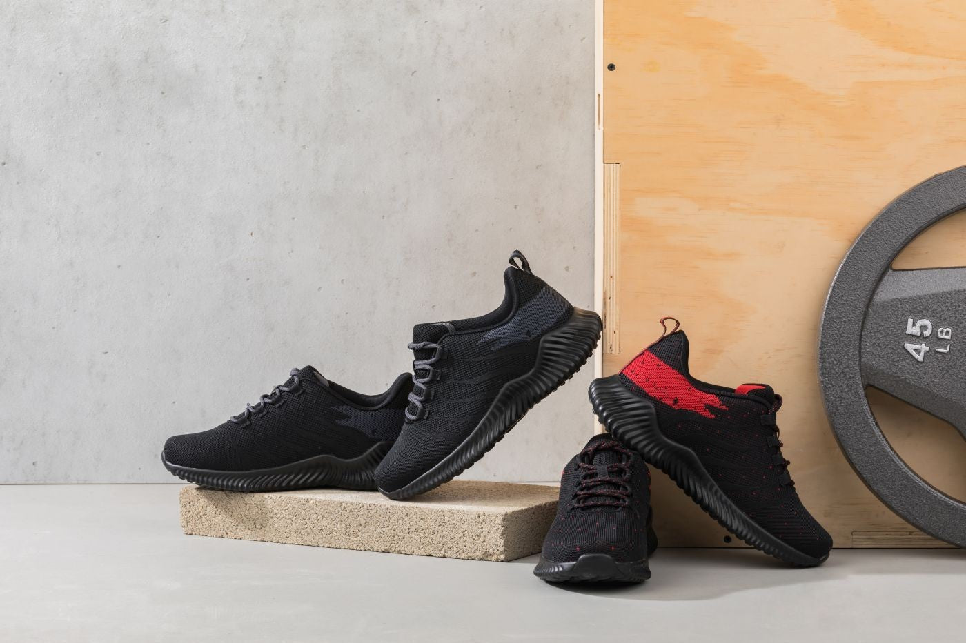 CALTO - Q216 - 2.8 Inches Taller (Black/Grey) - Ultra LightweightTallmenshoes.comSneakers / AthleticsEstaliosFitQ216-6