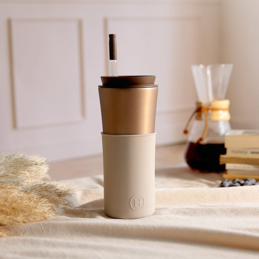 Cedar Travel Mug - Eucalyptus 15 OzHYDY® Reusable Water Bottles With InfuserTravel MugEstaliosFitTMCD_P7535U