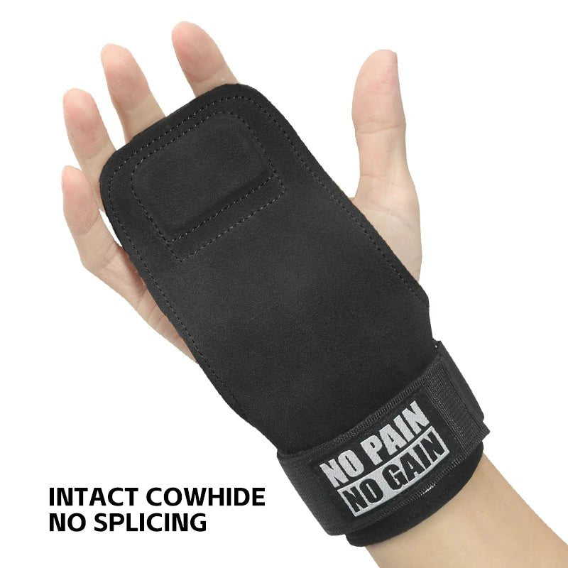Cowhide Gym Grips Gloves Weightlifting Fitness Pull Up Crossfit Workout Equipment Anti - Slip Wear - Resistance Palm ProtectionEstaliosFitEstaliosFit184448166;2026057;1778180236LyNdN