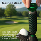 DriVR Elite Chrome - Stepped Steel Weighted Golf Club - Compatible with Quest 2, 3/3s, and ProDeadEyeVREstaliosFitEliteChrome