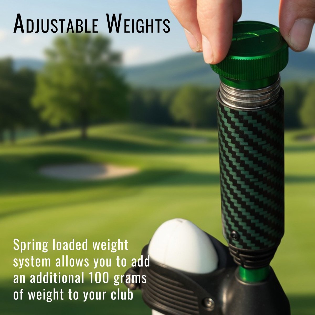 DriVR Elite Chrome - Stepped Steel Weighted Golf Club - Compatible with Quest 2, 3/3s, and ProDeadEyeVREstaliosFitEliteChrome