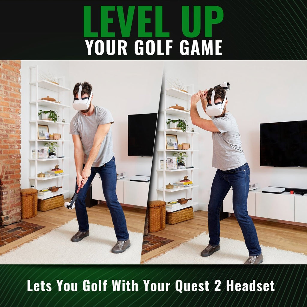 DriVR - VR Golf Club Handle Accessory - Rift S, Meta Quest / Quest 2DeadEyeVREstaliosFitDriVRQ2