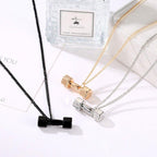 Dumbbell Pendant Fitness Necklace — Bodybuilding Jewelry.