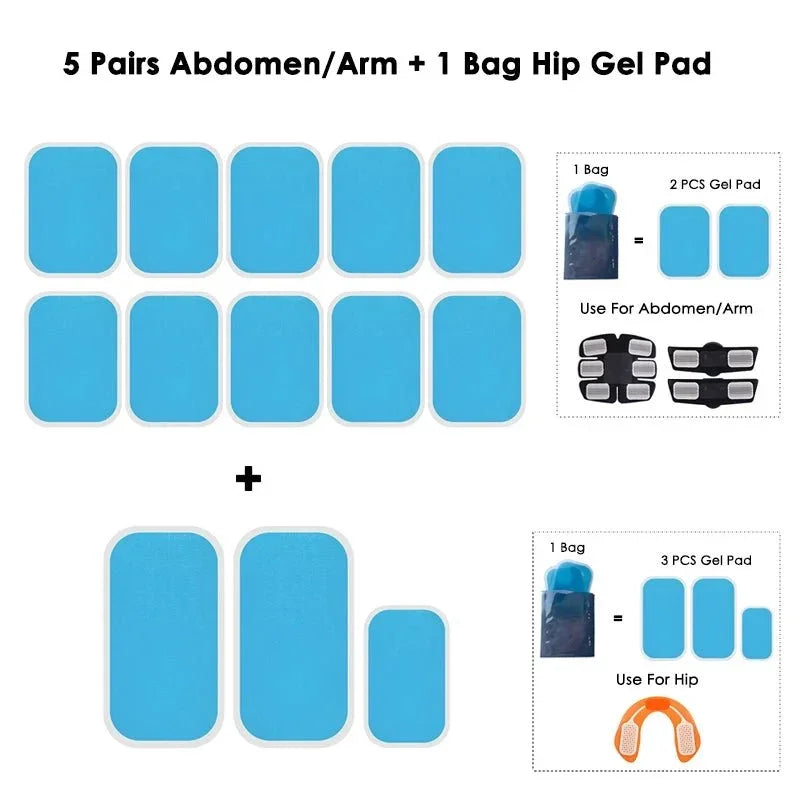 Electrical Muscel Stimulator Massager Abdomen Buttocks Arm Leg Neck Hips Trainer Muscle Toner Fitness Training Workout EquipmentEstaliosFitEstaliosFit184448195;2026057;17781802465RWW2