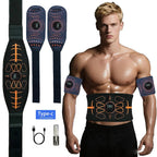 Electronic Abs Stimulator Smart Muscle Toner EMS Abdominal Toning Belt Body Massage Fitness Strength Training Workout EquipmentEstaliosFitEstaliosFit184448041;2026057;1778180116EkfiX