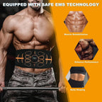 Electronic Abs Stimulator Smart Muscle Toner EMS Abdominal Toning Belt Body Massage Fitness Strength Training Workout EquipmentEstaliosFitEstaliosFit184448041;2026057;1778180116EkfiX