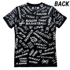 Emotions - Performance Compression T-Shirt - BlackBigger Than BasketballEstaliosFitsku-50687595610409