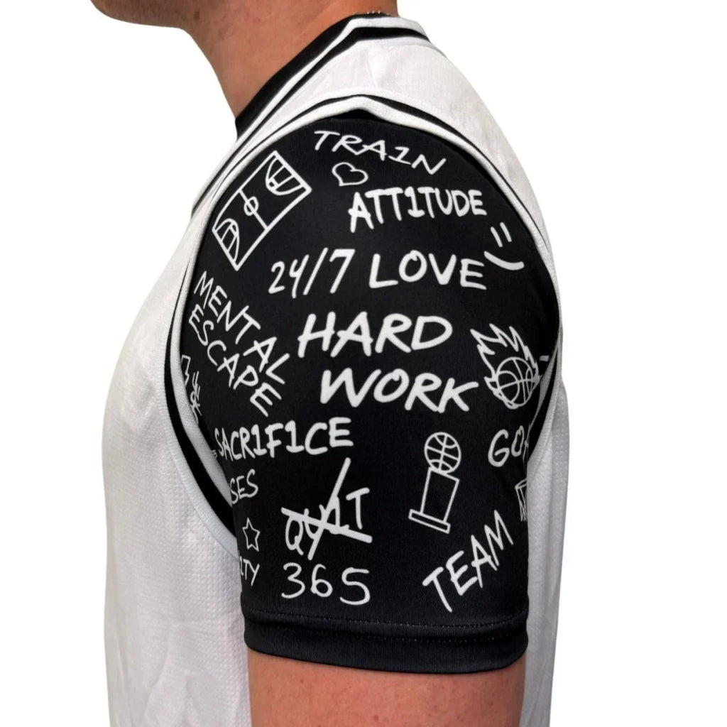 Emotions - Performance Compression T-Shirt - BlackBigger Than BasketballEstaliosFitsku-50687595610409