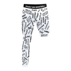 Emotions - Single - Leg Compression Tights - Right - WhiteBigger Than BasketballEstaliosFitsku-50687737332009