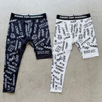 Emotions - Single - Leg Compression Tights - Right - WhiteBigger Than BasketballEstaliosFitsku-50687737332009
