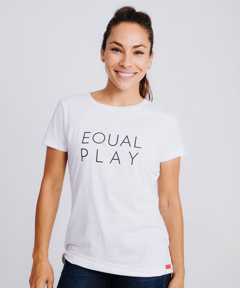 Equal Play Women's Soccer T ShirtGoal FiveLifestyleEstaliosFit867531011