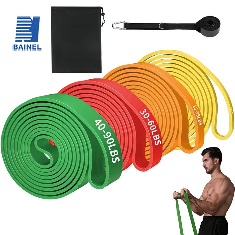 Natural Latex Resistance Bands – Home Gym Set