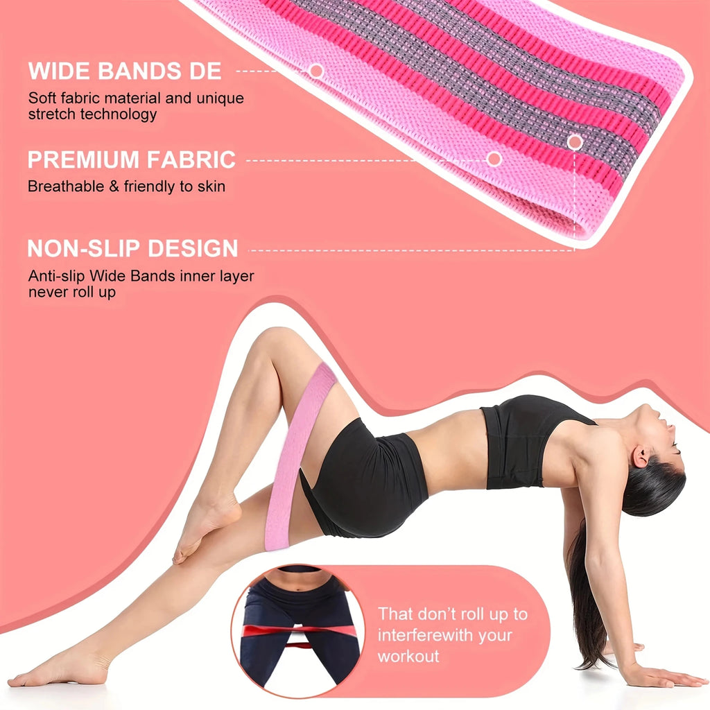 Fabric Resistance Hip Booty Bands Elastic Glute Thigh Workout Squat Circle Stretch Fitness Strips Loops Yoga Gym EquipmentEstaliosFitEstaliosFit184448145;2026057;1778180216CFvZd