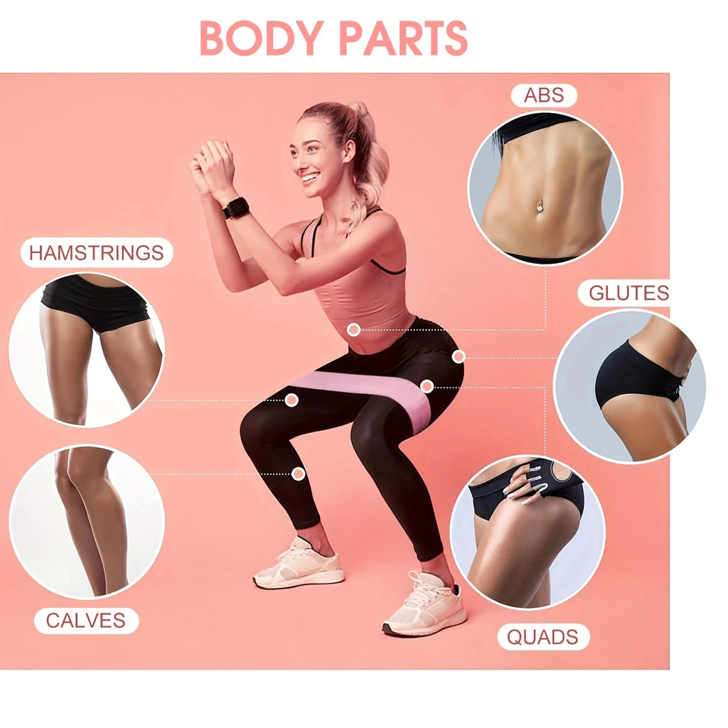 Fabric Resistance Hip Booty Bands Glute Thigh Elastic Workout Squat Circle Stretch Fitness Strips Loops Yoga Gym EquipmentEstaliosFitEstaliosFit184448090;2026057;17781801819eviK