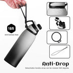 FEIJIAN - Stainless Steel Thermo Bottle with Magnetic Lid, Insulated Vacuum Flask, Outdoor Sport Water Bottle, Keep Cold, 1500mlEstaliosFitEstaliosFit183652439;20260421;1776809389SC44d