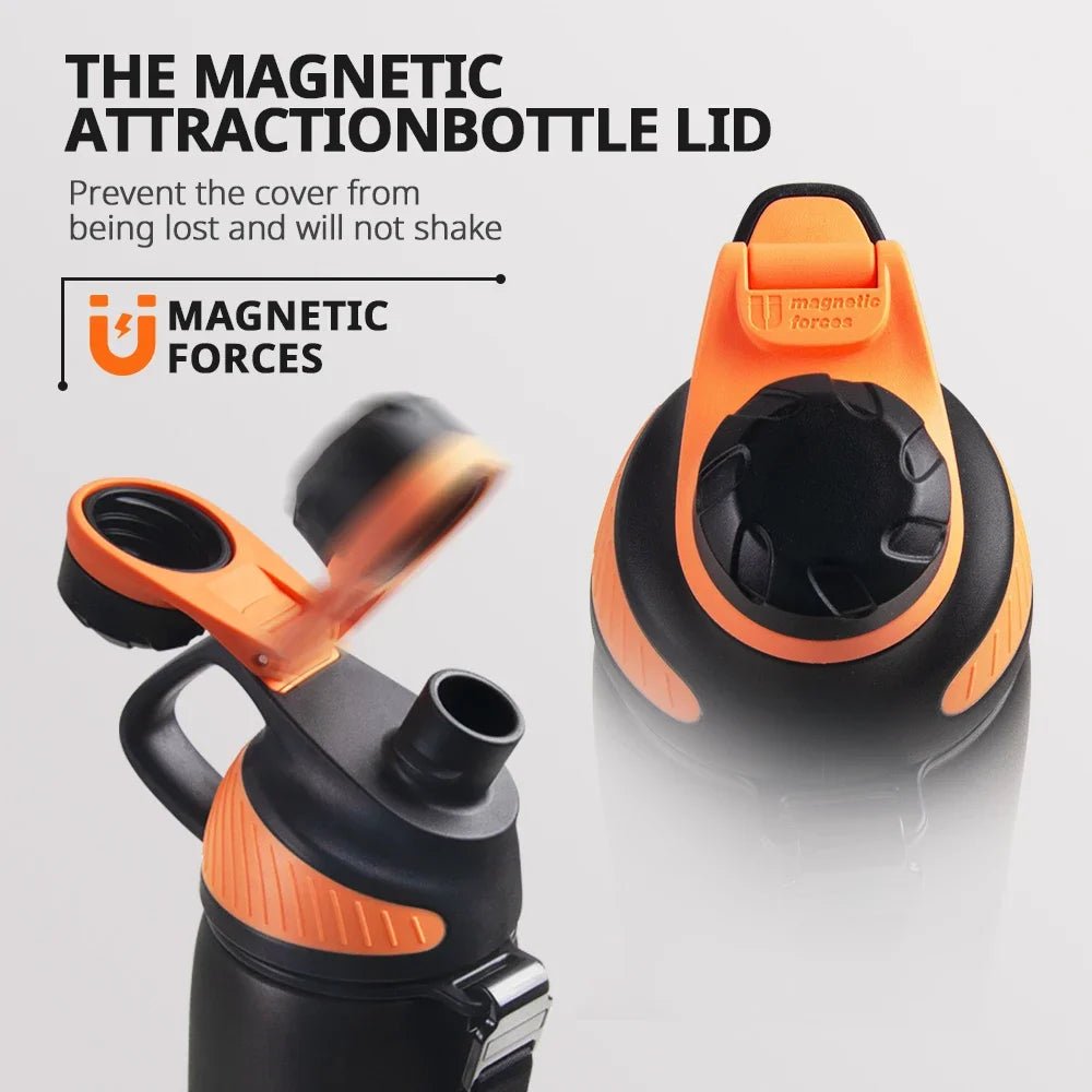 FEIJIAN - Stainless Steel Thermo Bottle with Magnetic Lid, Insulated Vacuum Flask, Outdoor Sport Water Bottle, Keep Cold, 1500mlEstaliosFitEstaliosFit183652472;20260421;1776809385iROFT