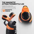 FEIJIAN - Stainless Steel Thermo Bottle with Magnetic Lid, Insulated Vacuum Flask, Outdoor Sport Water Bottle, Keep Cold, 1500mlEstaliosFitEstaliosFit183652472;20260421;1776809385iROFT