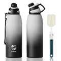 FEIJIAN - Stainless Steel Thermo Bottle with Magnetic Lid, Insulated Vacuum Flask, Outdoor Sport Water Bottle, Keep Cold, 1500mlEstaliosFitEstaliosFit183652439;20260421;1776809389SC44d