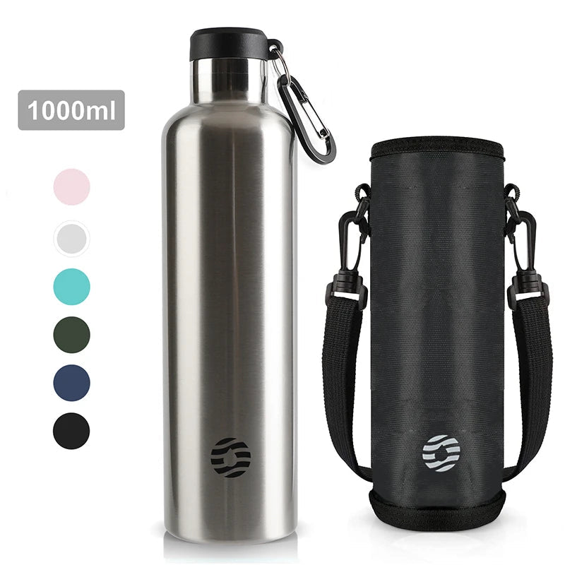 FEIJIAN Stainless Steel Thermos Bottle 1000ml Sports Flask Vacuum Insulated Water Bottle Leak Proof BPA FreeEstaliosFitEstaliosFit183652189;20260421;1776809361eCK6g