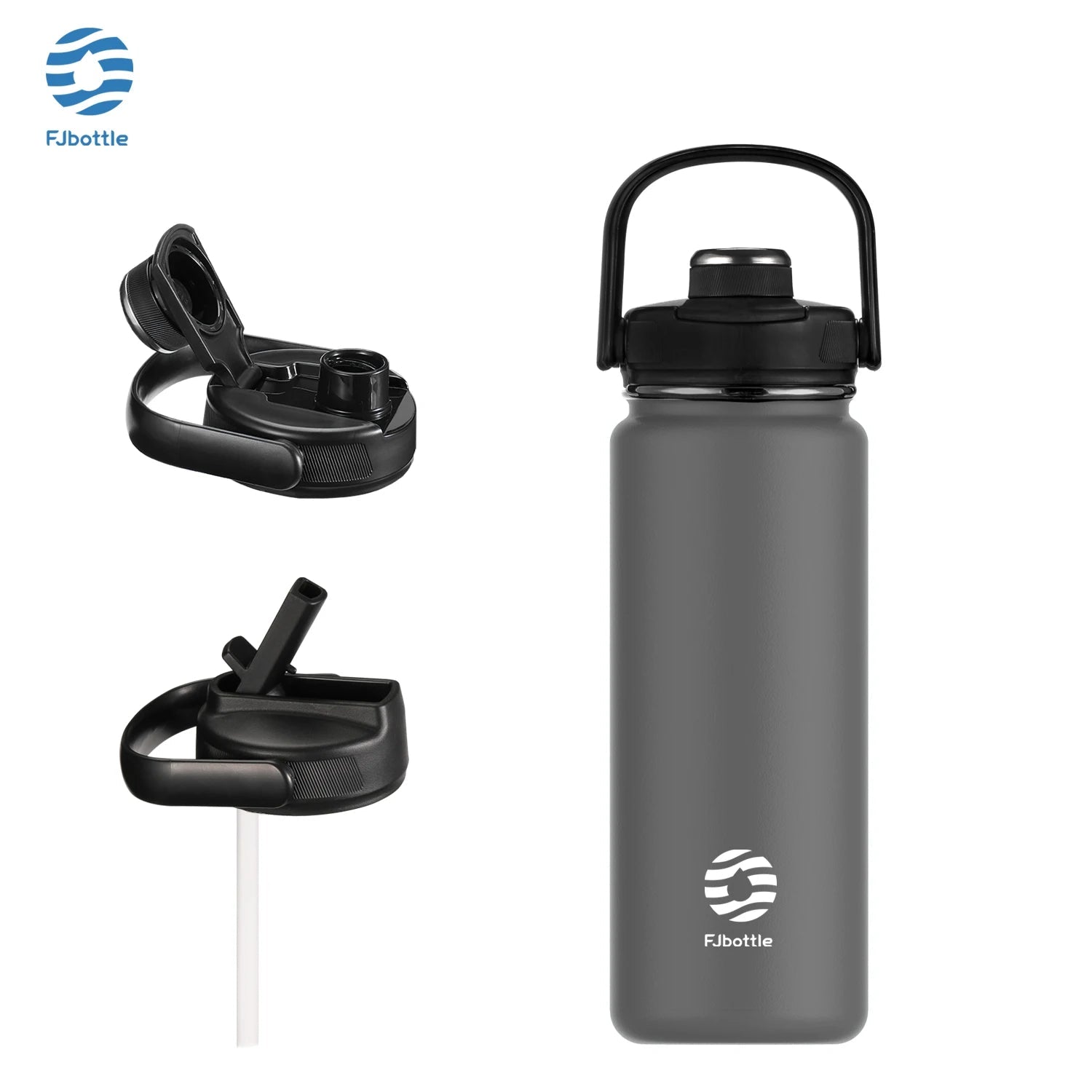 FEIJIAN Thermos Bottle with Straw Sport Stainless Steel Vacuum Flask Insulated Water Bottle with Handle Lid 950/1200mlEstaliosFitEstaliosFit183652509;20260421;1776809386UcIMx