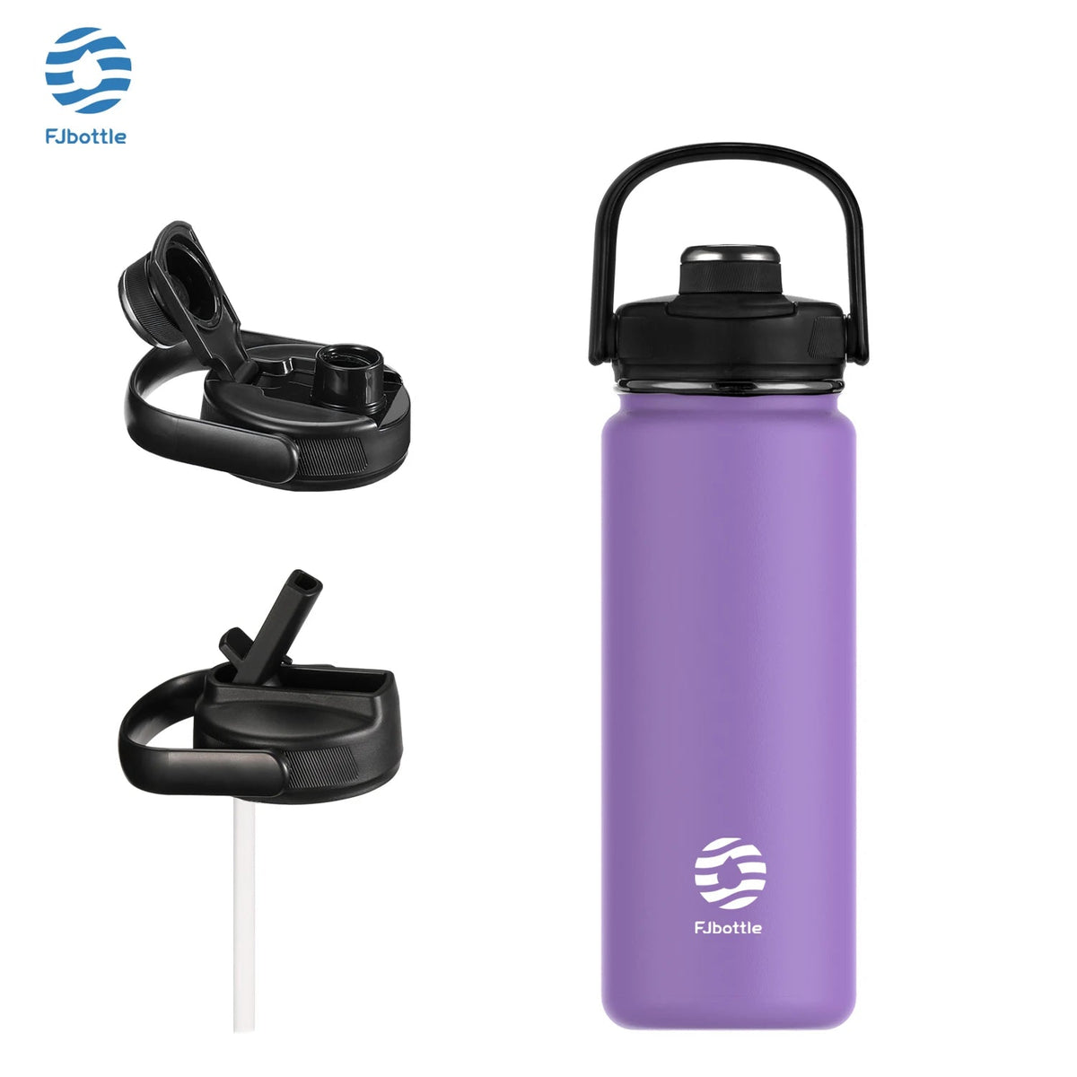 FEIJIAN Thermos Bottle with Straw Sport Stainless Steel Vacuum Flask Insulated Water Bottle with Handle Lid 950/1200mlEstaliosFitEstaliosFit183652513;20260421;17768093863pV4d