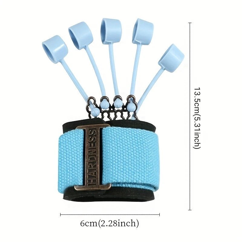 Finger Extensor Exerciser - Silicone Hand Grip Strengthening Trainer with Adjustable Resistance Band, Hand Expander for Enhance.