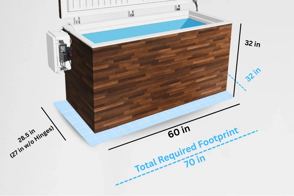 Cold Plunge Tub - Fire All-In-One Residential