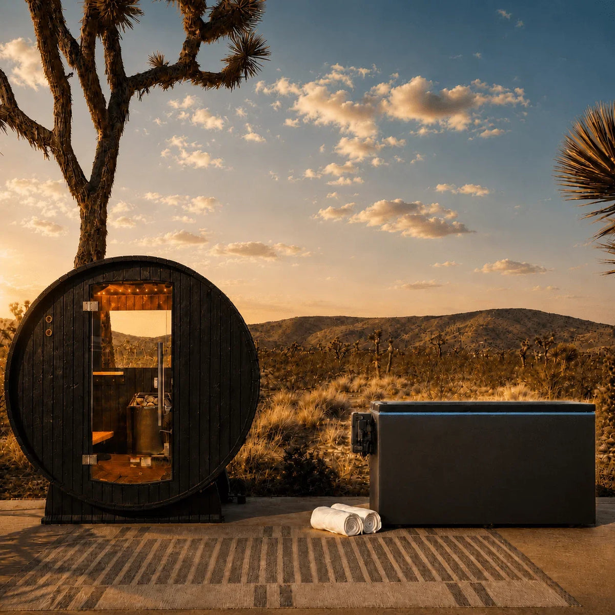 Cold Plunge Tub - Fire All-In-One Residential