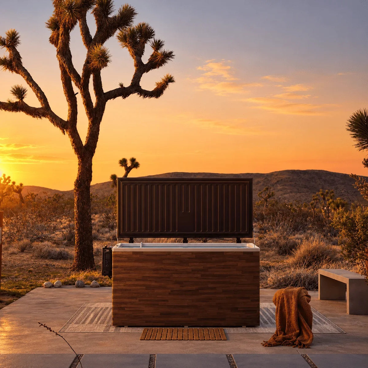 Cold Plunge Tub - Fire All-In-One Residential
