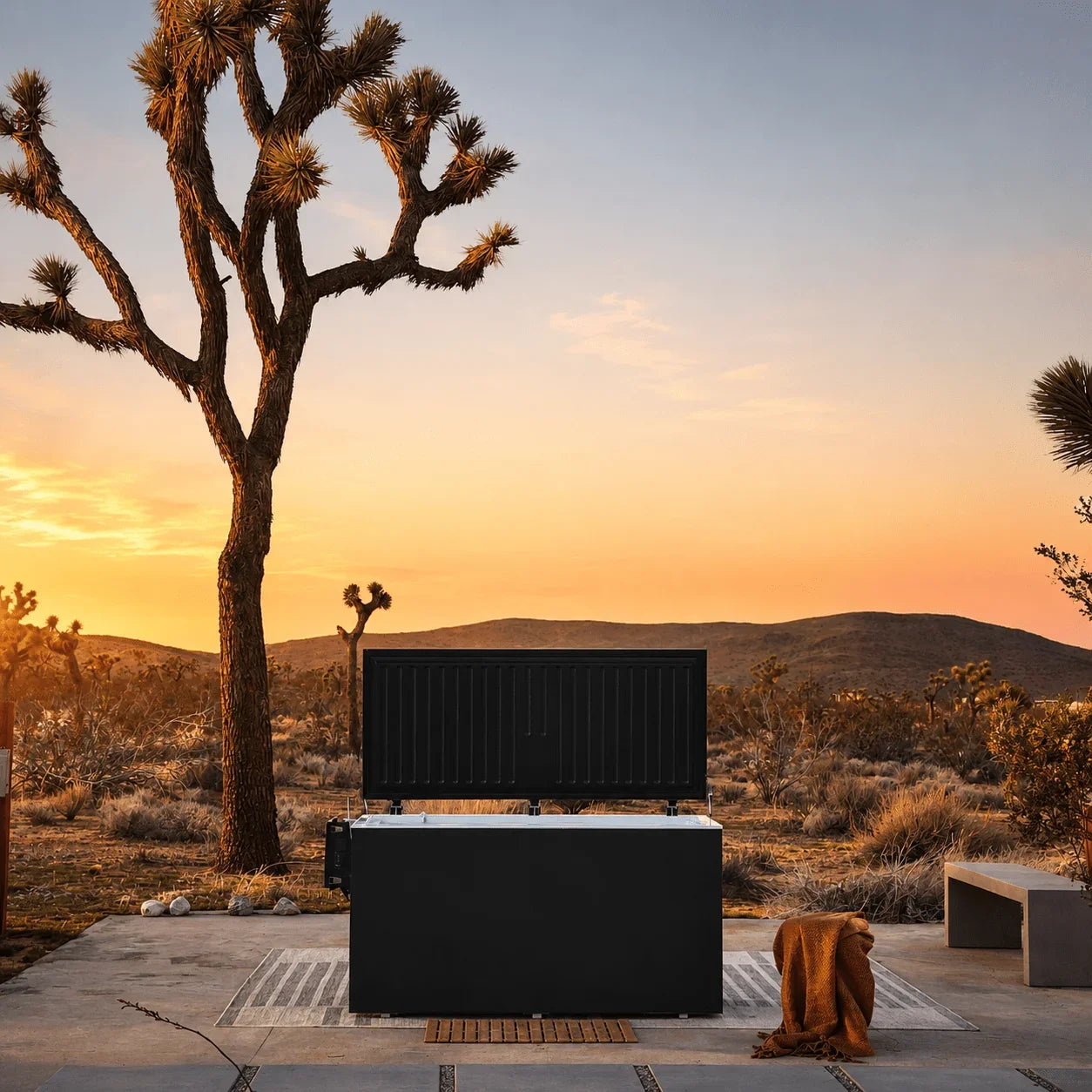 Cold Plunge Tub - Fire All-In-One Residential