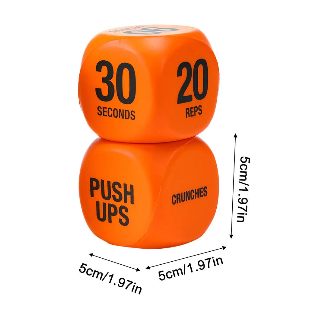 Fitness Dice 1 - Pair Exercise Dice Game Workout Equipment Funny Strength Training Equipment for Women Teens Squats Push Up SportsEstaliosFitEstaliosFit183973677;20260427;1777316212Oo2hz