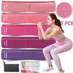 Elastic Resistance Bands Set – Yoga, Pilates & Crossfit