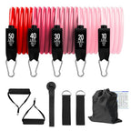 Fitness Resistance Bands Set Yoga 5 Tube Workout Bands Home Exercise Bands with Door Anchor Handles Ankle Straps Gym EquipmentEstaliosFitEstaliosFit184448167;2026057;17781802382BNNq